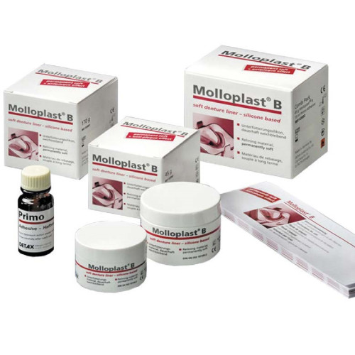 Molloplast B soft lining material 45g (Silicone Based)