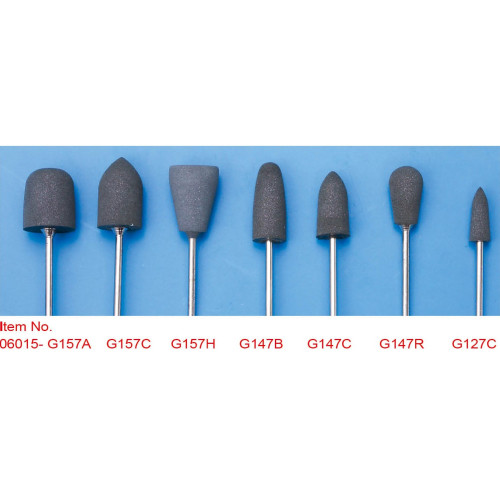 Grey Silicone Point -Ea For Acrylic Polishing - (Kenda Type)