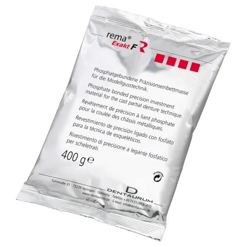 Dentaurum Rema Exact " F" Investment 50 x 400gms