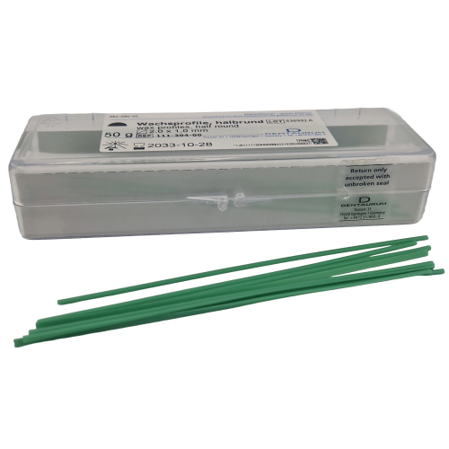 Dentaurum Half Round Wax Wire 2.0x1.0mm