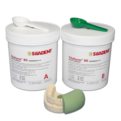 Silaform 80, Medium Hard 1:1 (Green/White) - 2x9Kg