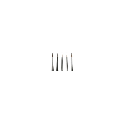 Smile Line Clear Handle brush, Spare tips #1 (5pcs) - Glaze