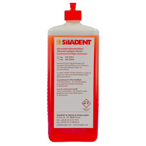 Siladent Ultrasonic Dental Plaque Cleaner 1Ltr (Pink)