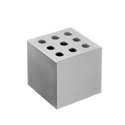 Aluminium Cube Natural anodised