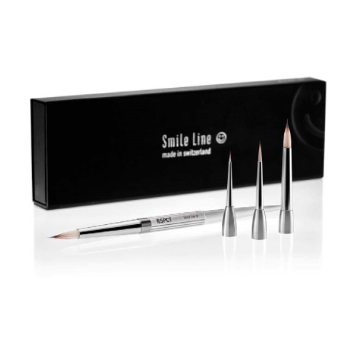Smile Line RSPCT Assortment of 1 Complete Brush, #8 + 3 Modules (#6R,#3,#1)