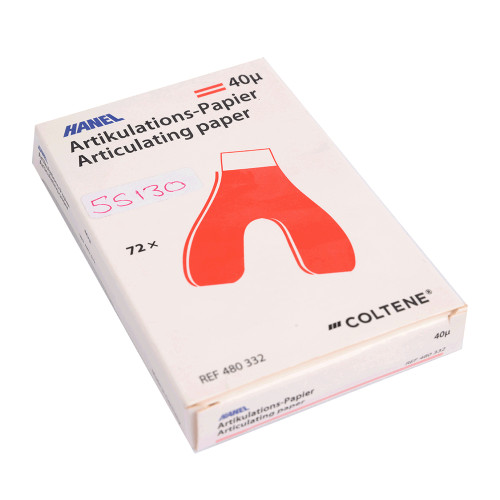 Hanel Articulating Paper Red U-Shape 480332 40 mic 72pk