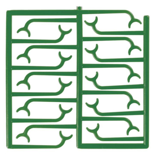 Karl Berg Wax Clasp Profiles Bonyhard Clasps TK1 Green Small (Pk10 -200pcs)
