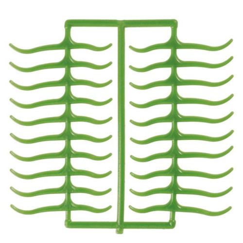 Karl Berg Wax Clasp Profiles MK Molar Clasps SOFT Lime Green (10 Sheets with 20pcs)