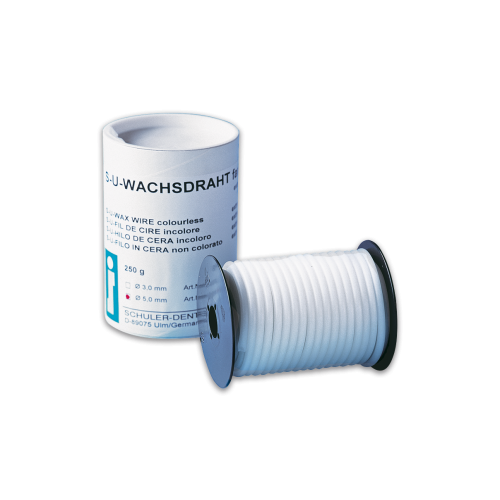 Schuler Wax Wire 5.0mm Colourless (White) 250g