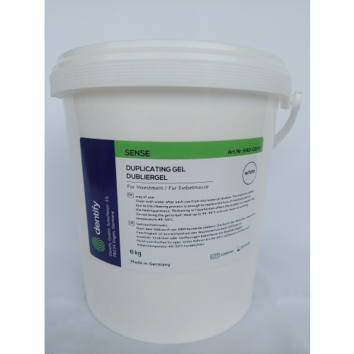 Dentify SENSE Duplicating Gel WHITE 6kg