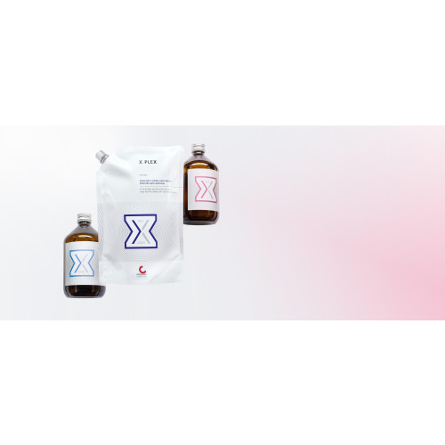 XPLEX Hot/Cold Polymer 500gm Shade 5 Pink (Transparent Veined)