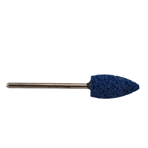 Blue Mounted Trimmers Type C Flame Shape (Ea) 2.35mm shank