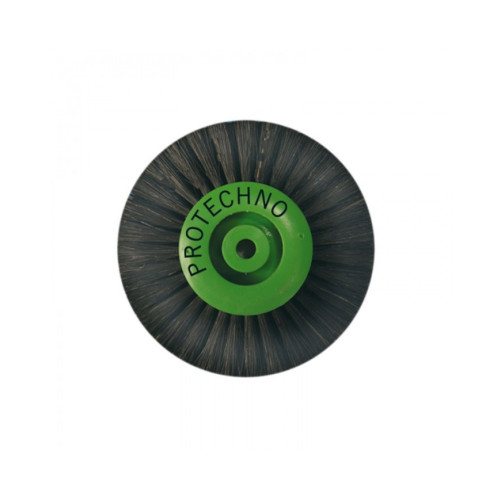 Protechno Black Bristle Brushes 2"x 1 Row P/C Extra Hard Pk12