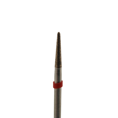 Dumont Sintered Diamond Bur 7856L-023 Coarse Grit (Long Narrow Tapered Shape Red Band)