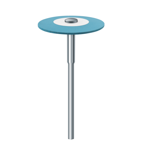 Diamond Impregnated Rubber Wheel Polisher K/E Large Blue Coarse