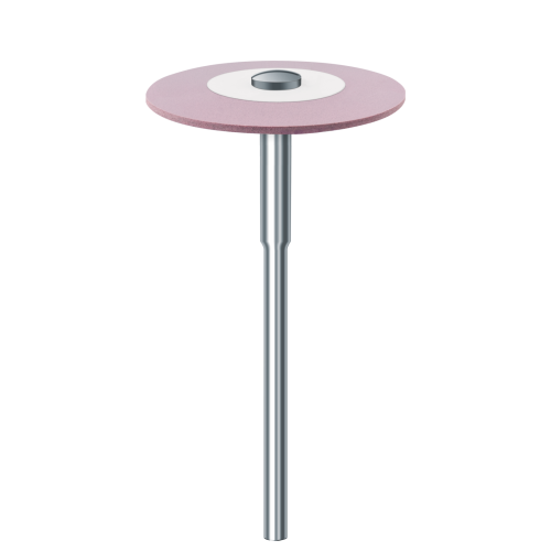 Diamond Impregnated Rubber Wheel Polisher K/E Large Pink Medium