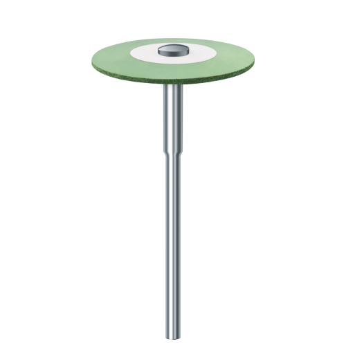 Diamond Impregnated Rubber Wheel Polisher K/E Green Super Coarse