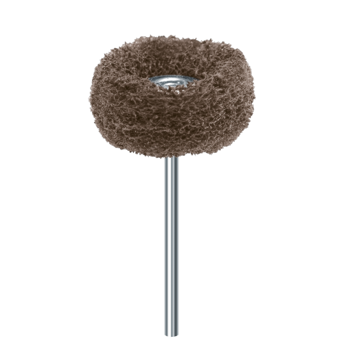 Komet Fluffies 9485C.104.250 Coarse Brown Mounted Pk10 (Scotch Brite Polishers)