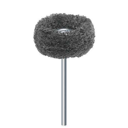 Komet Fluffies 9485M.104.250 Medium Charcoal Grey Mounted Pk10 (Scotch Brite Polishers)