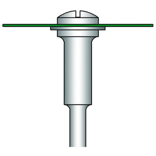 Busch Diamond Impregnated Disc 9690G/220 Coarse (Dk Green)