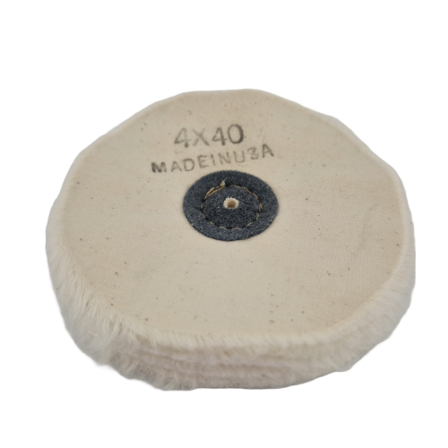 Loose White Soft Muslin Mop 4"x40 ply