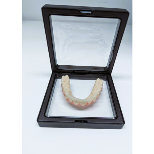 Floating 3D Frame Display Medium 9x9cm- Black Pk10