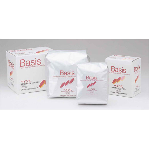 Basis Hi High Impact Acrylic Powder LF-Pink (Dark Pink Veined) 10Kg (Heat Curing)