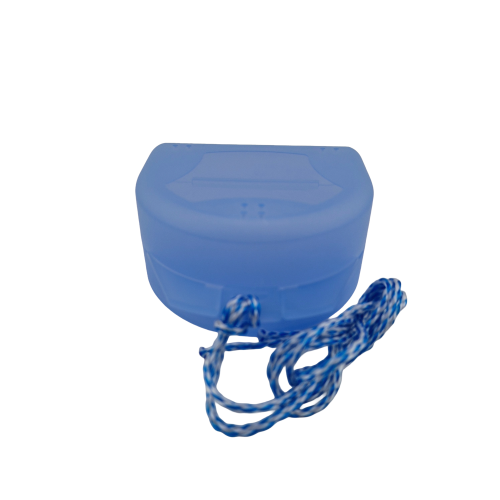 Erkodur Erko-Box Denture Mouthguard Boxes Pk10 (Sky Blue + Strings)