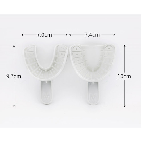 Plastic Impression Trays (Medium) U&L Pk2