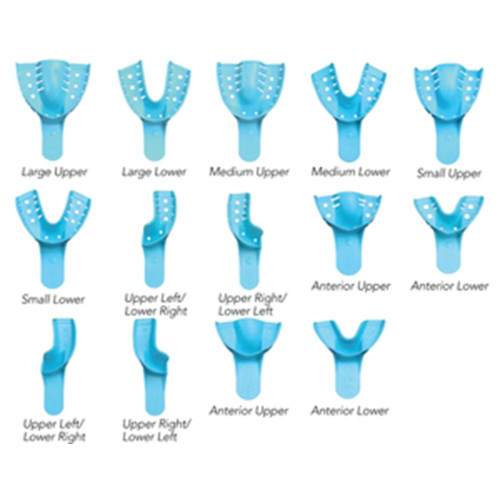 Impression Tray Large Upper Blue Pk12