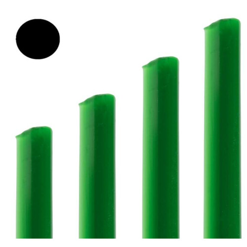 Karl Berg Wax Profile Sticks Round 0.8mm Green (Medium Hard)