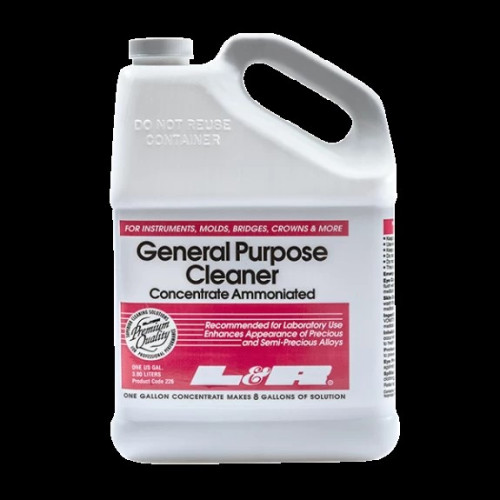 L&R Ultrasonic** AMMONIATED**General Purpose Cleaner 3.79Ltr