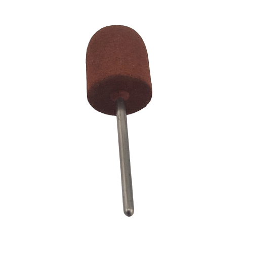 Big Silicone Polishers M2B Brown Medium grit (Short Wide Dome Shape) Pk10