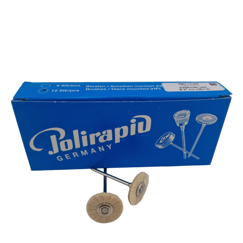 Polirapid Mtd Goat Hair Brushes 112/21mm PK12