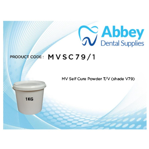 MV Self Cure/Rapid Repair Powder T/V (Shade V79) - 1 Kg (Cold Cure)