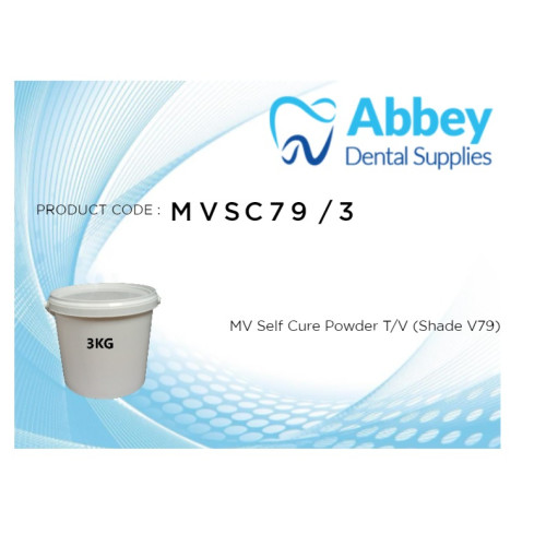 MV Self Cure/Rapid Repair Powder T/V (Shade V79) - 3 Kg (Cold Cure)