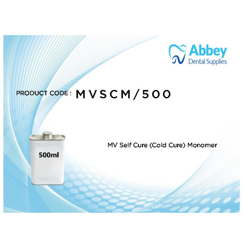 MV Self Cold Cure/Rapid Repair Monomer 500ml
