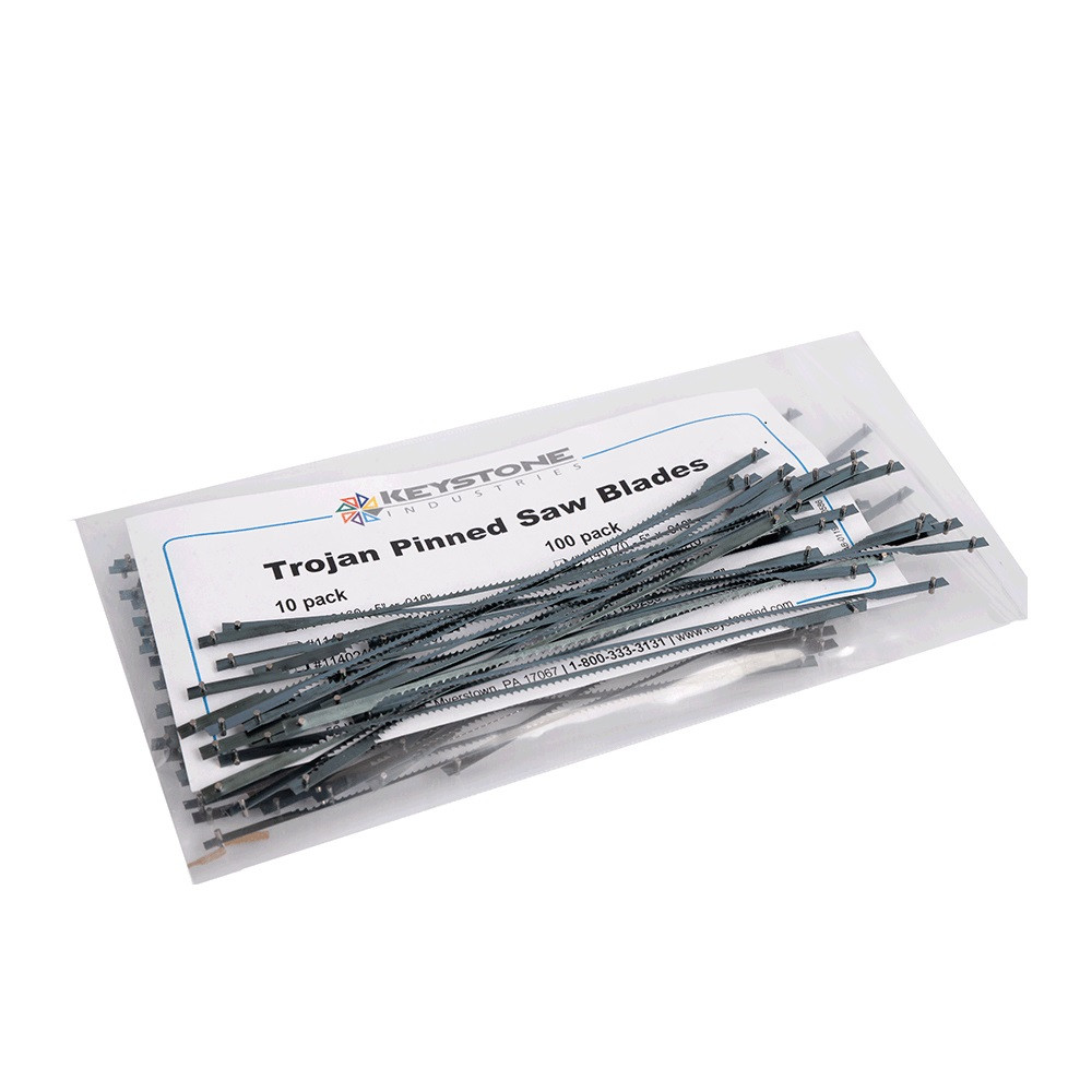 Abbey Dental Supplies Trojan Saw Blades Pinned 007 PK100