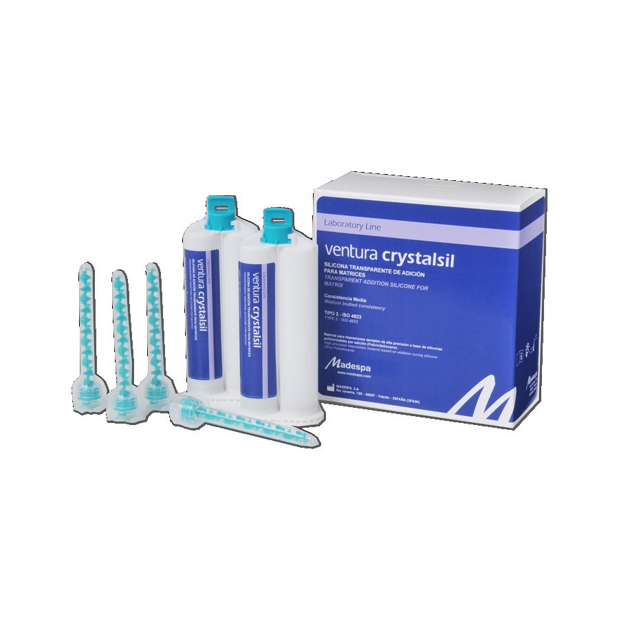 Abbey Dental Supplies Madespa Ventura CrystalSil (2x25 ml ) + 12