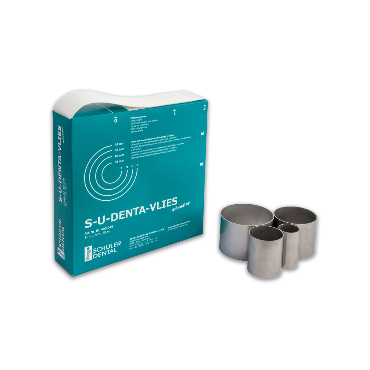 Abbey Dental Supplies Schuler Ring Liner 50mm x 25m Roll